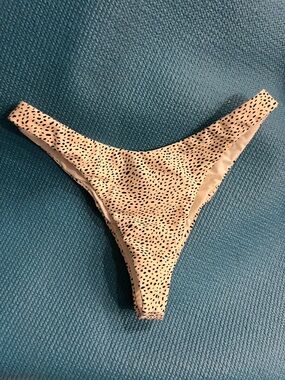 NWOT Vix Paula Hermanny Margot Dot Brazilian Bikini Bottoms Small